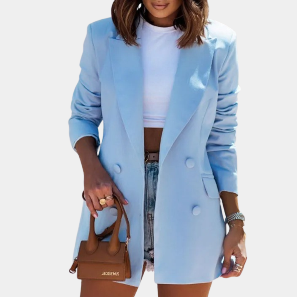 Damesblazer met Knoopdetails en Voorzakken