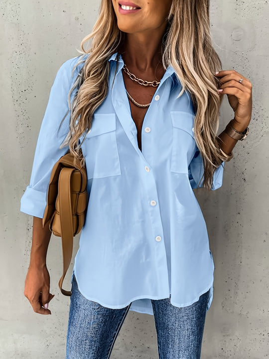 Damesblouse Elora met Knoopjes