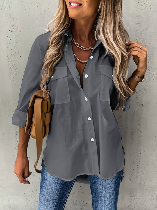 Damesblouse Elora met Knoopjes