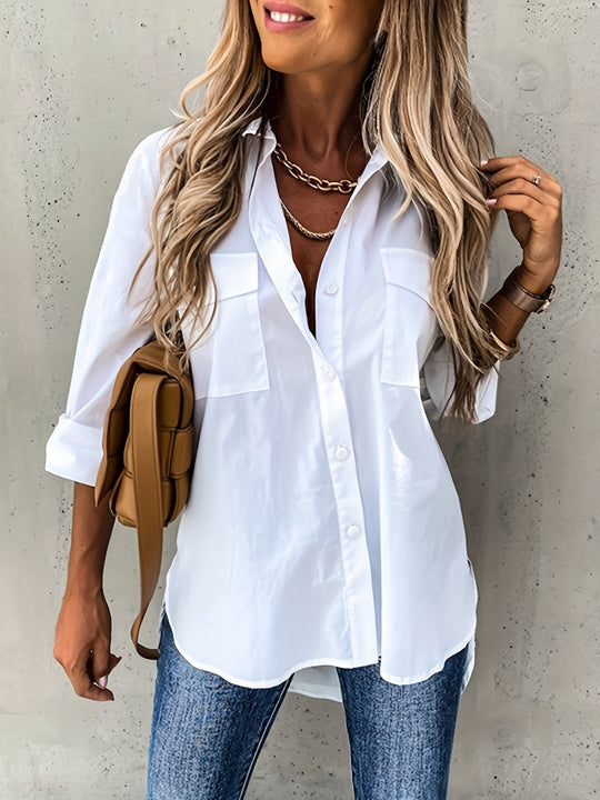 Damesblouse Elora met Knoopjes