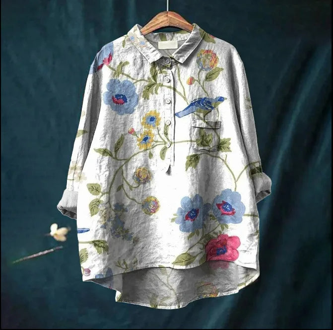 Damesblouse met 3D Cartoon Dierenprint