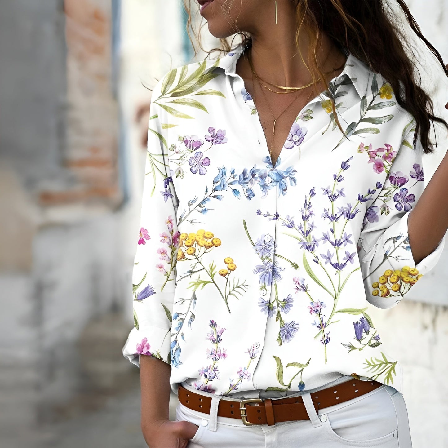 Damesblouse met Print voor Elke Gelegenheid