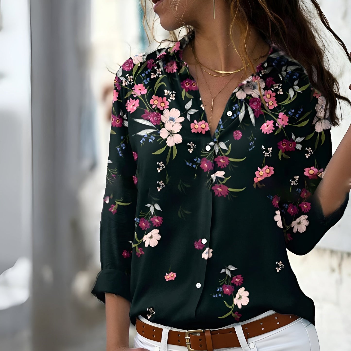 Damesblouse met Print voor Elke Gelegenheid