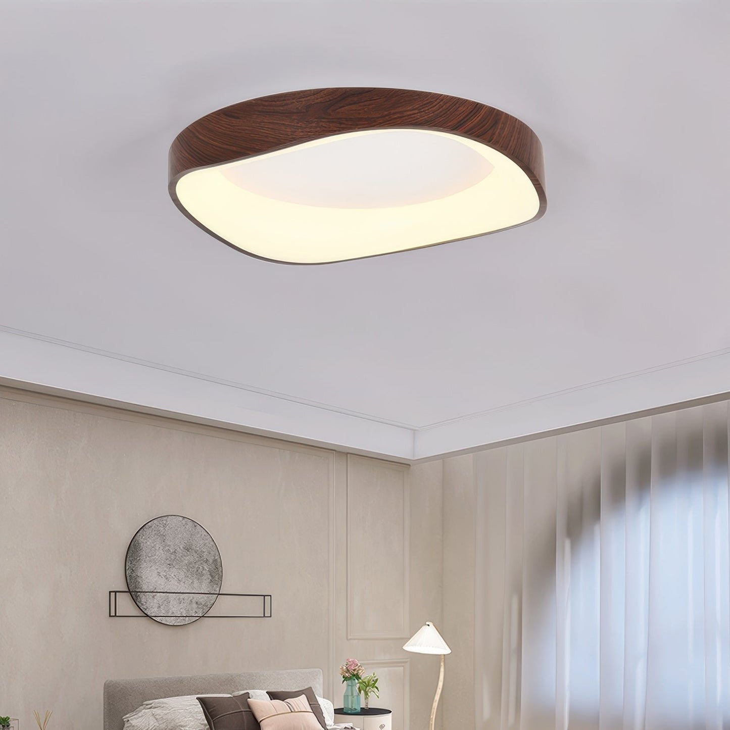 Daniele Scandinavische Houten Plafondlamp - LED