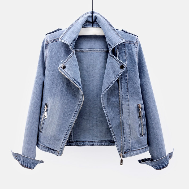 Denim Dames Tussenjas - Klassieke Spijkerjas