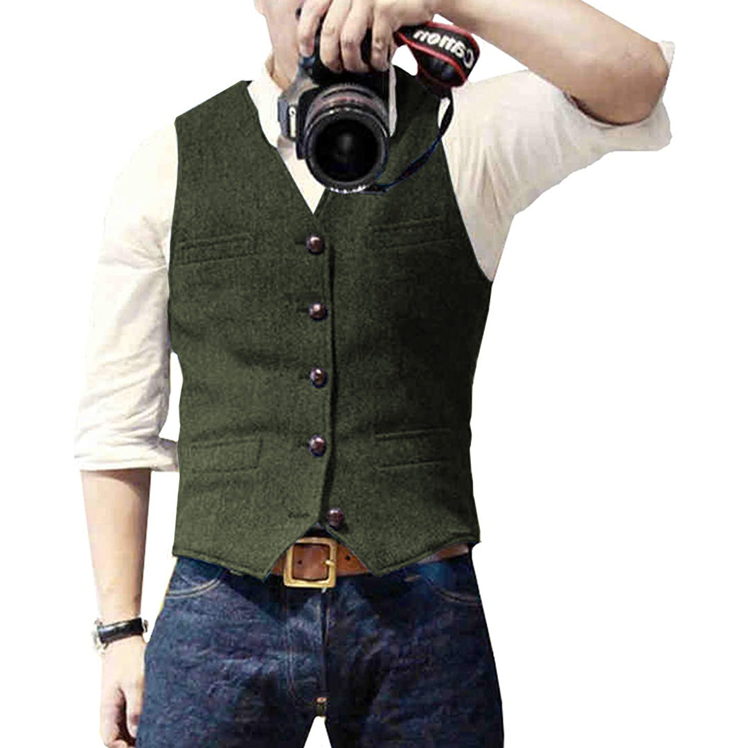 Denim Gilet Heren - Stijlvol en Comfortabel