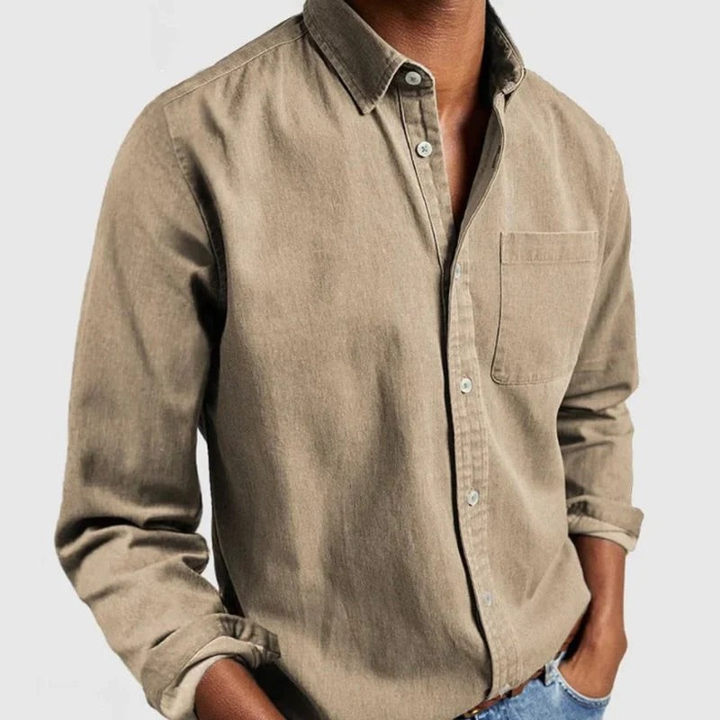 Denim Overhemd Heren - Stijlvol Alexander