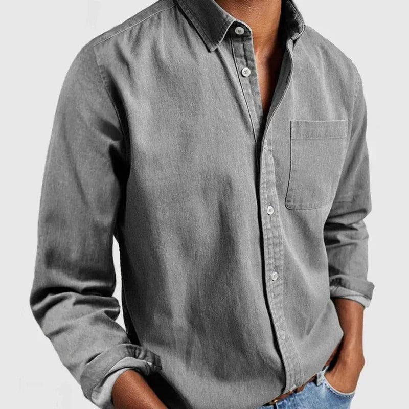 Denim Overhemd Heren - Stijlvol Alexander