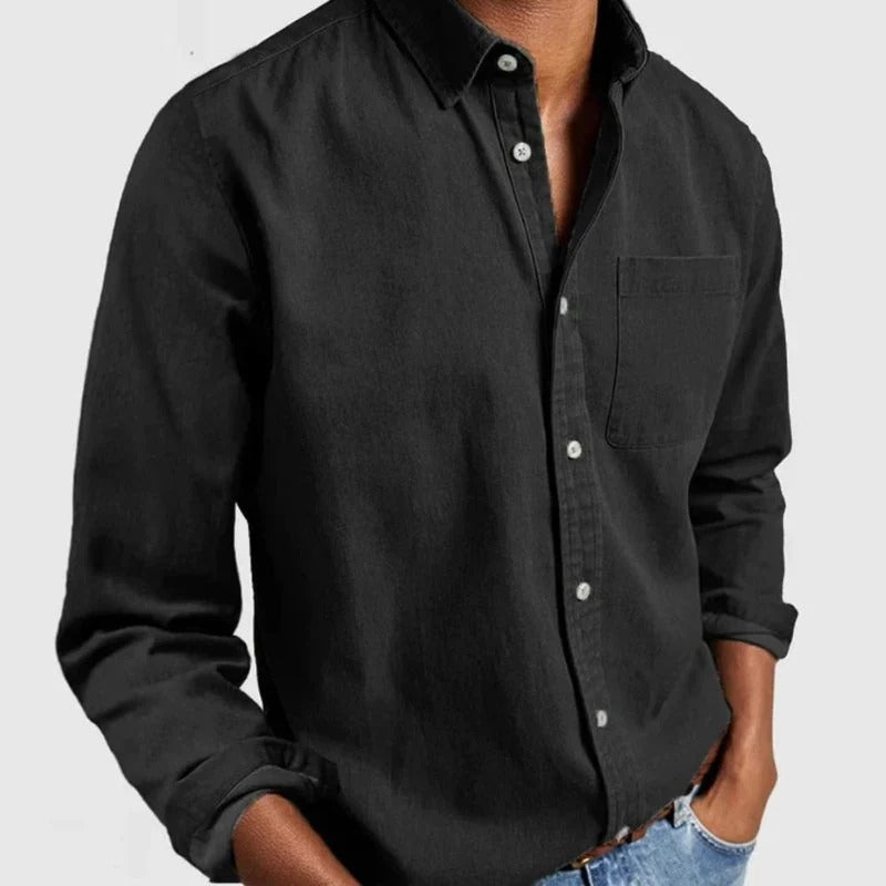 Denim Overhemd Heren - Stijlvol Alexander
