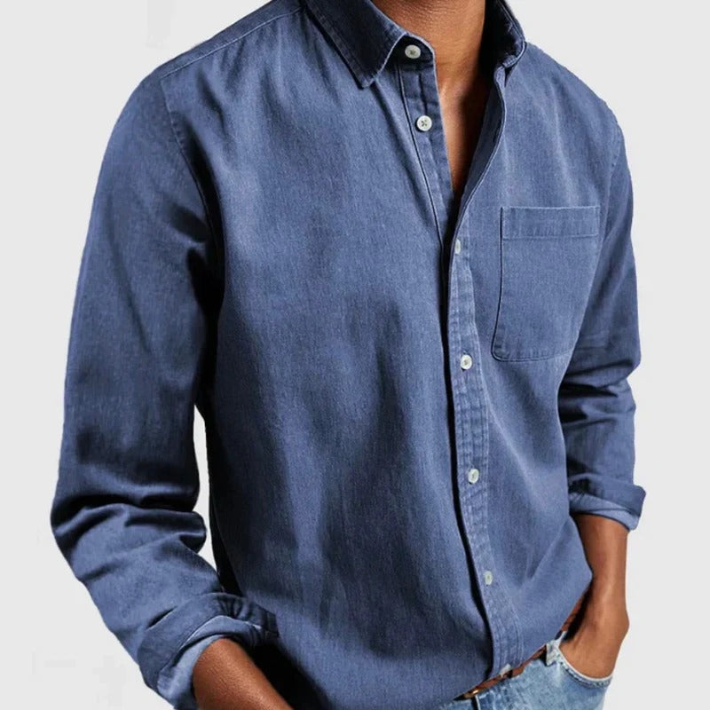 Denim Overhemd Heren - Stijlvol Alexander