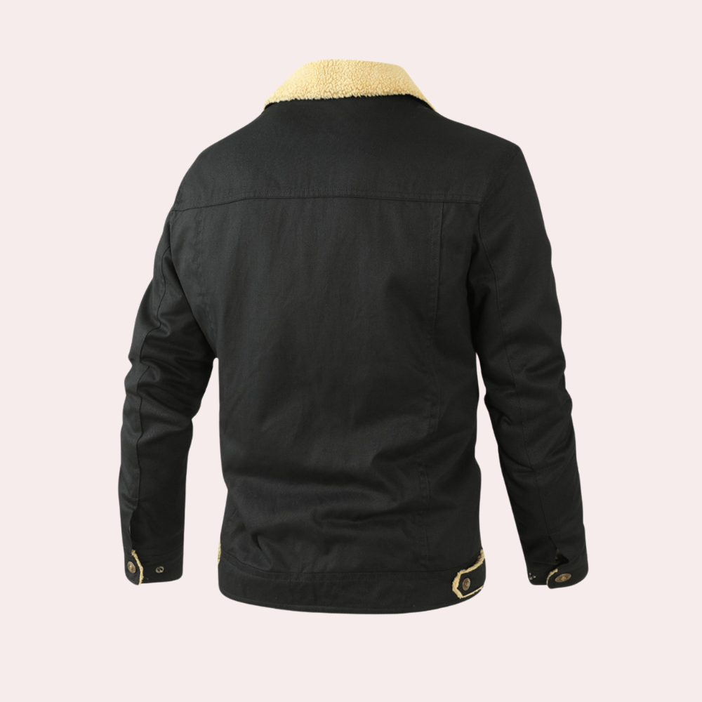 Derek - Heren Vintage Bomberjack met Voering
