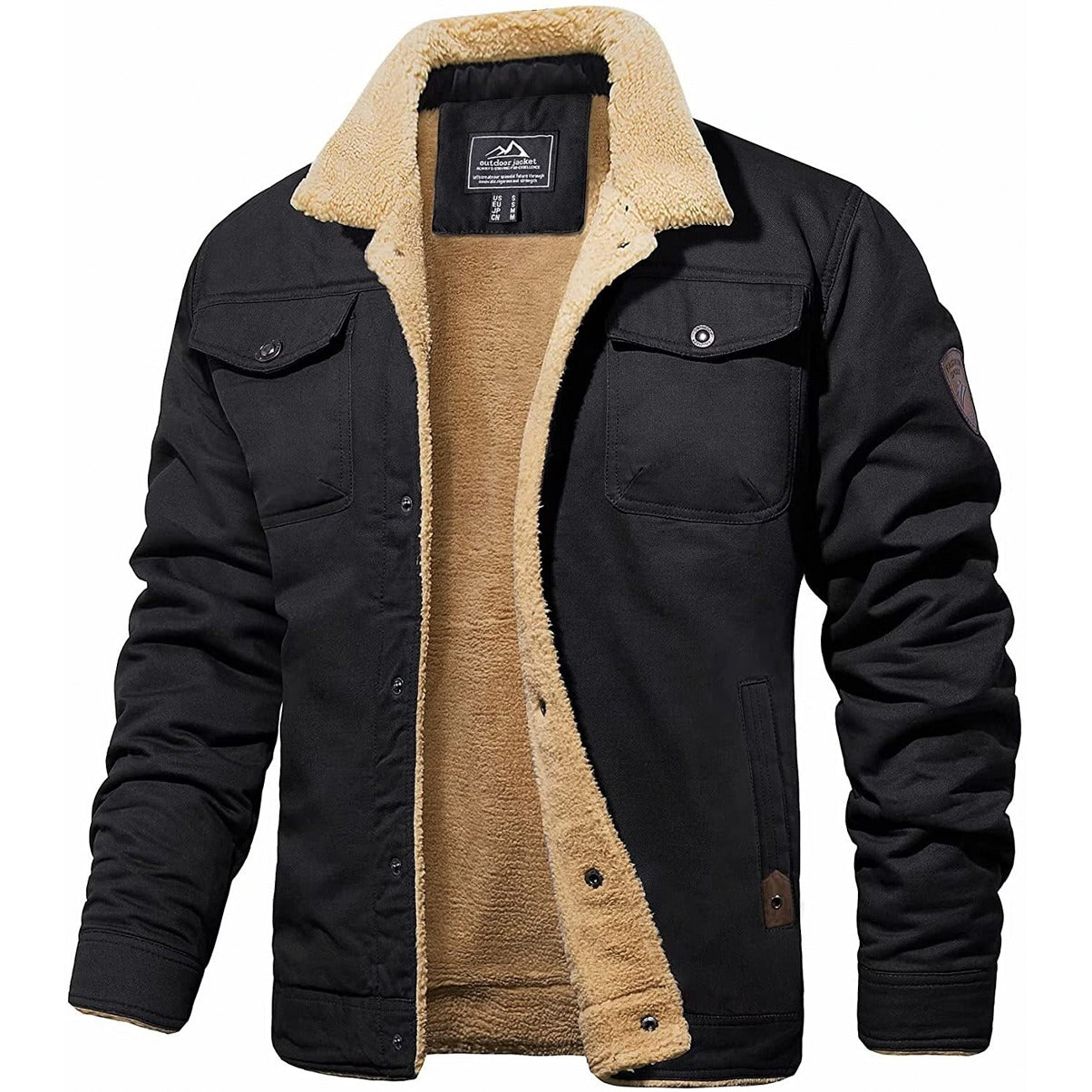 Derek - Heren Vintage Bomberjack met Voering