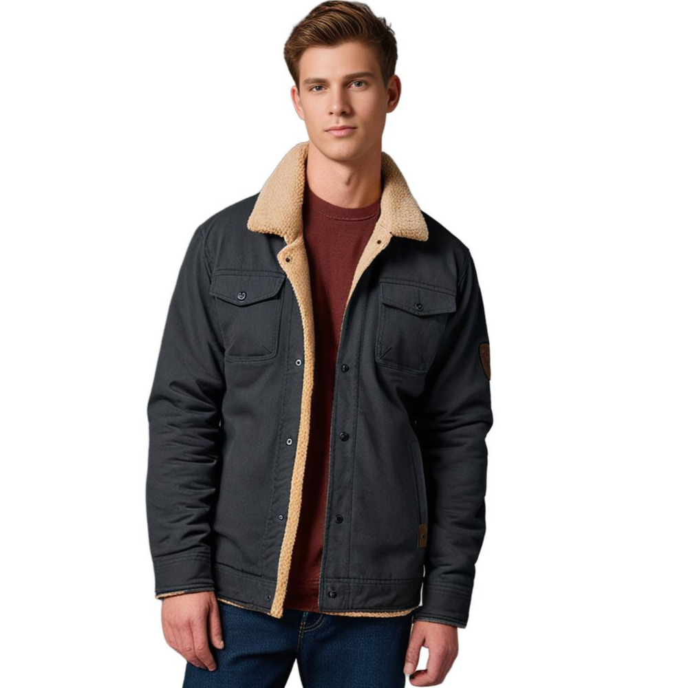Derek - Heren Vintage Bomberjack met Voering