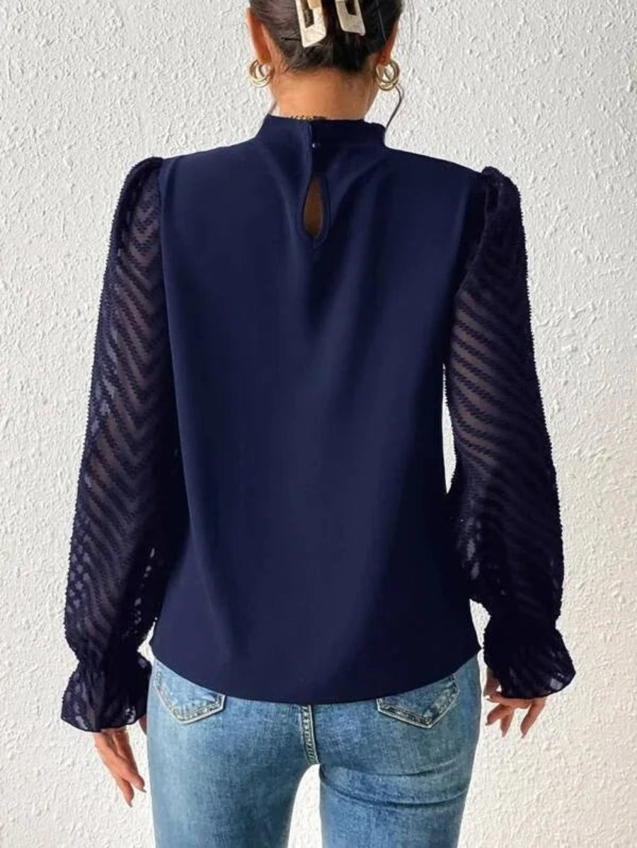 Diane - Elegante Dames Top met Lange Mouwen