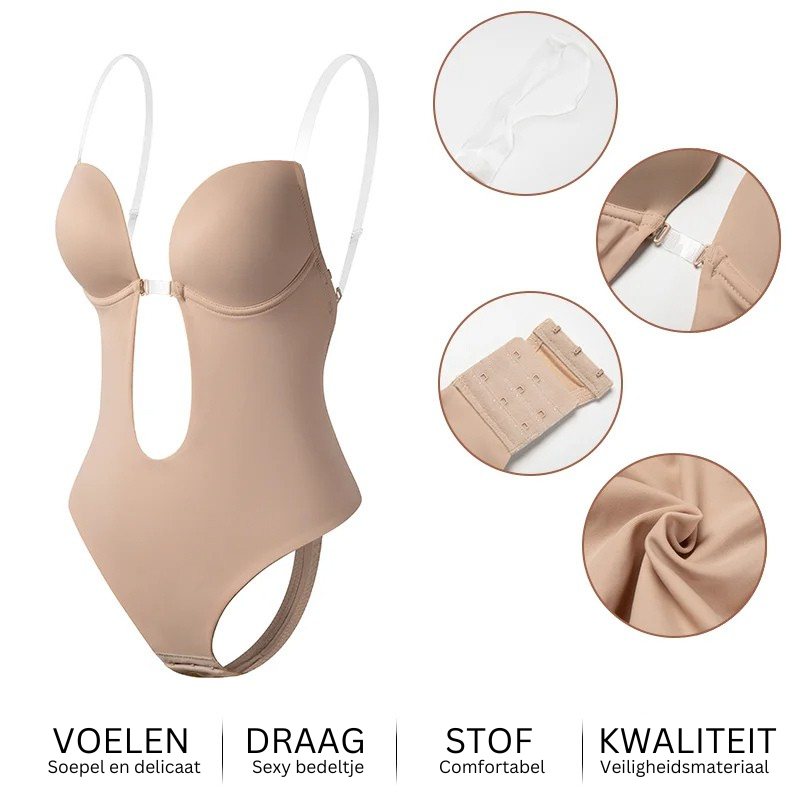 Diepe V Rugloze Body Shaper Comfort