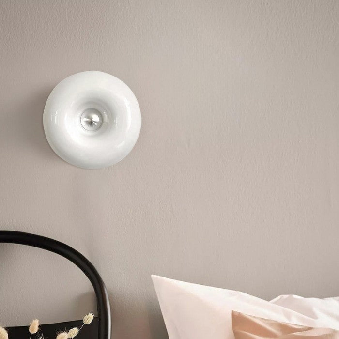 Dimbare LED Donut Tafel- en Wandlamp - Glas Sfeer