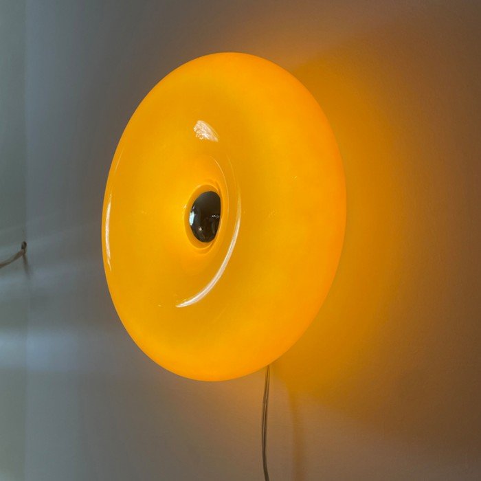 Dimbare LED Donut Tafel- en Wandlamp - Glas Sfeer