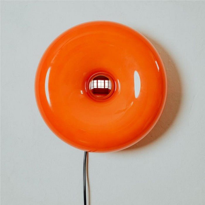 Dimbare LED Donut Tafel- en Wandlamp - Glas Sfeer