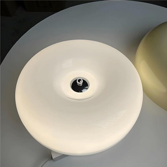 Dimbare LED Donut Tafel- en Wandlamp - Glas Sfeer