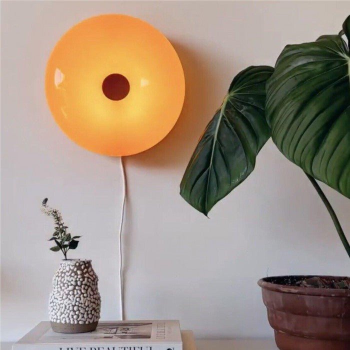 Dimbare LED Donut Tafel- en Wandlamp - Glas Sfeer
