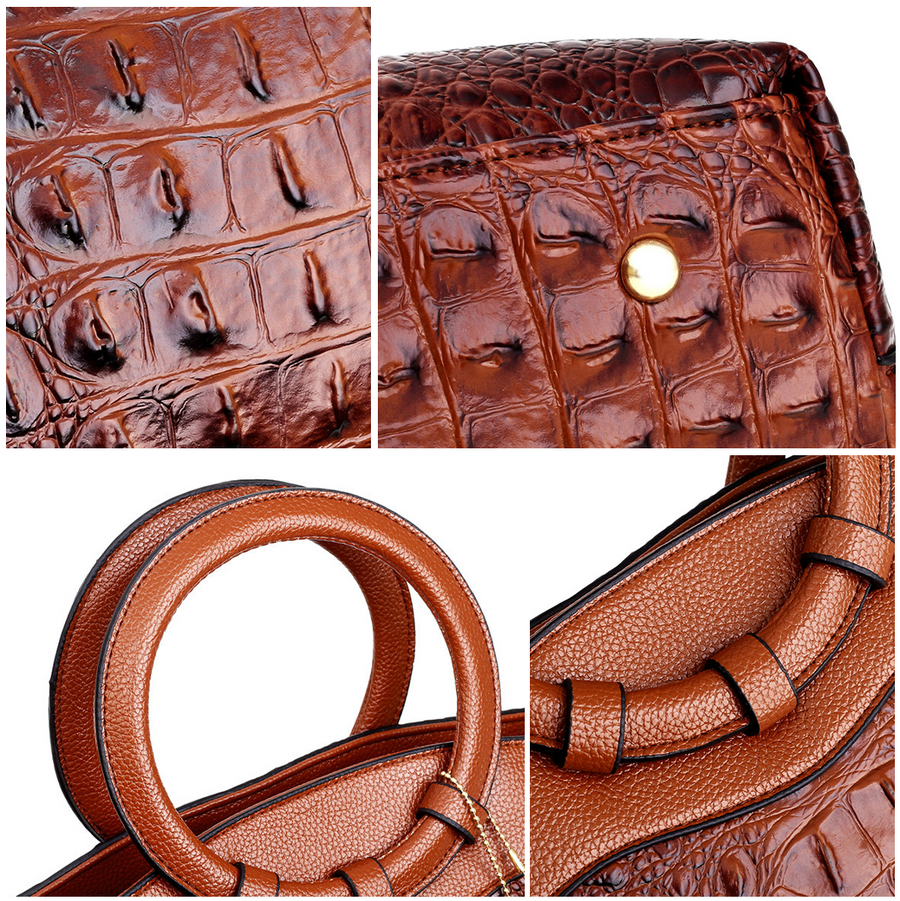 Dolores Vintage Leren Handtas Elegant Design