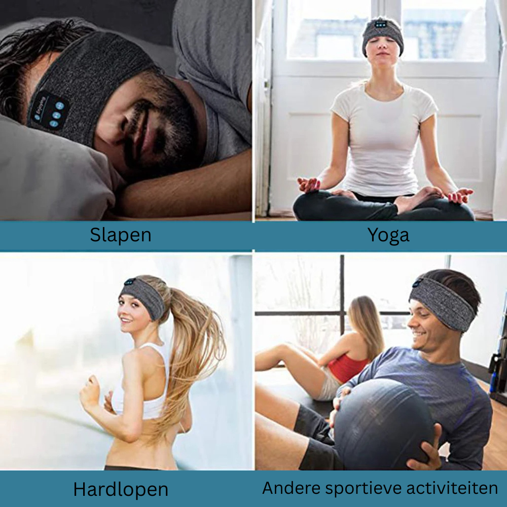 Draadloos Bluetooth Slaapmasker met Koptelefoon