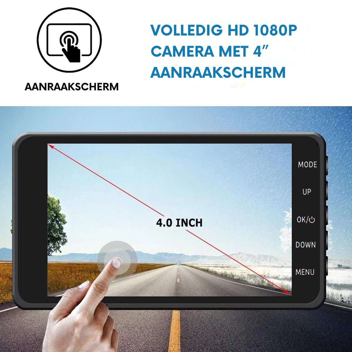 Draadloze Dashcam Voor Achtercamera Nachtzicht 1080P