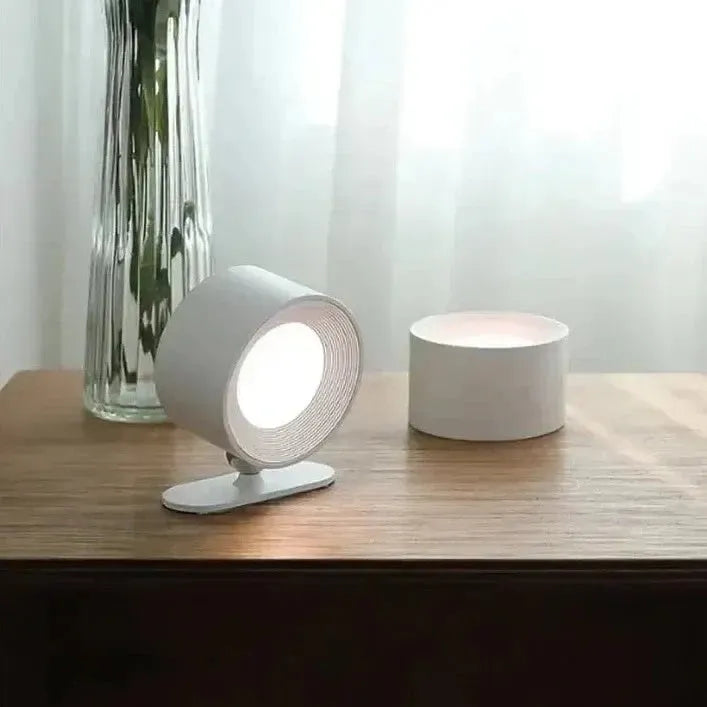 Draadloze Dimbare Wandlamp Claudine - Metaal 360° Rotatie