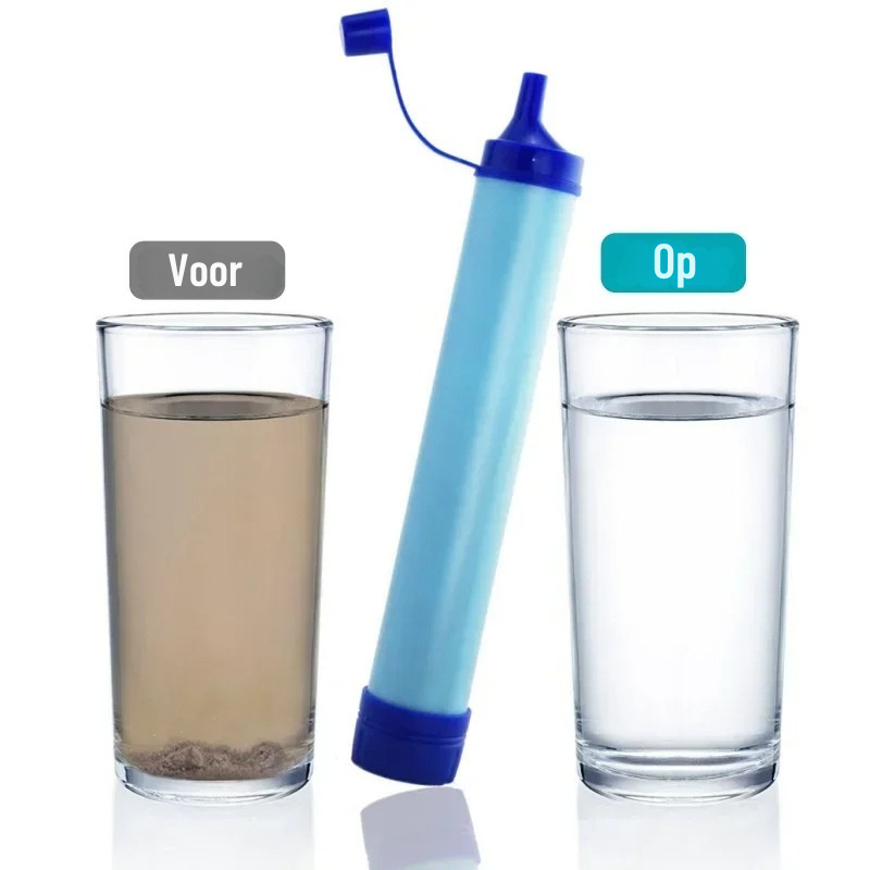 Draagbaar Waterfilter voor Outdoor en Noodgebruik