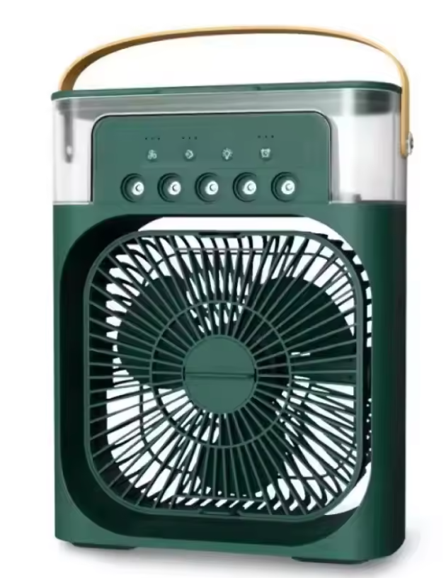 Draagbare USB Ventilator met Luchtbevochtiger en LED