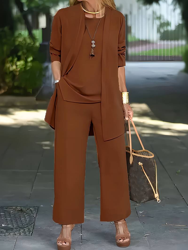 Ednalyn – Trendy Driedelige Damesoutfit Set