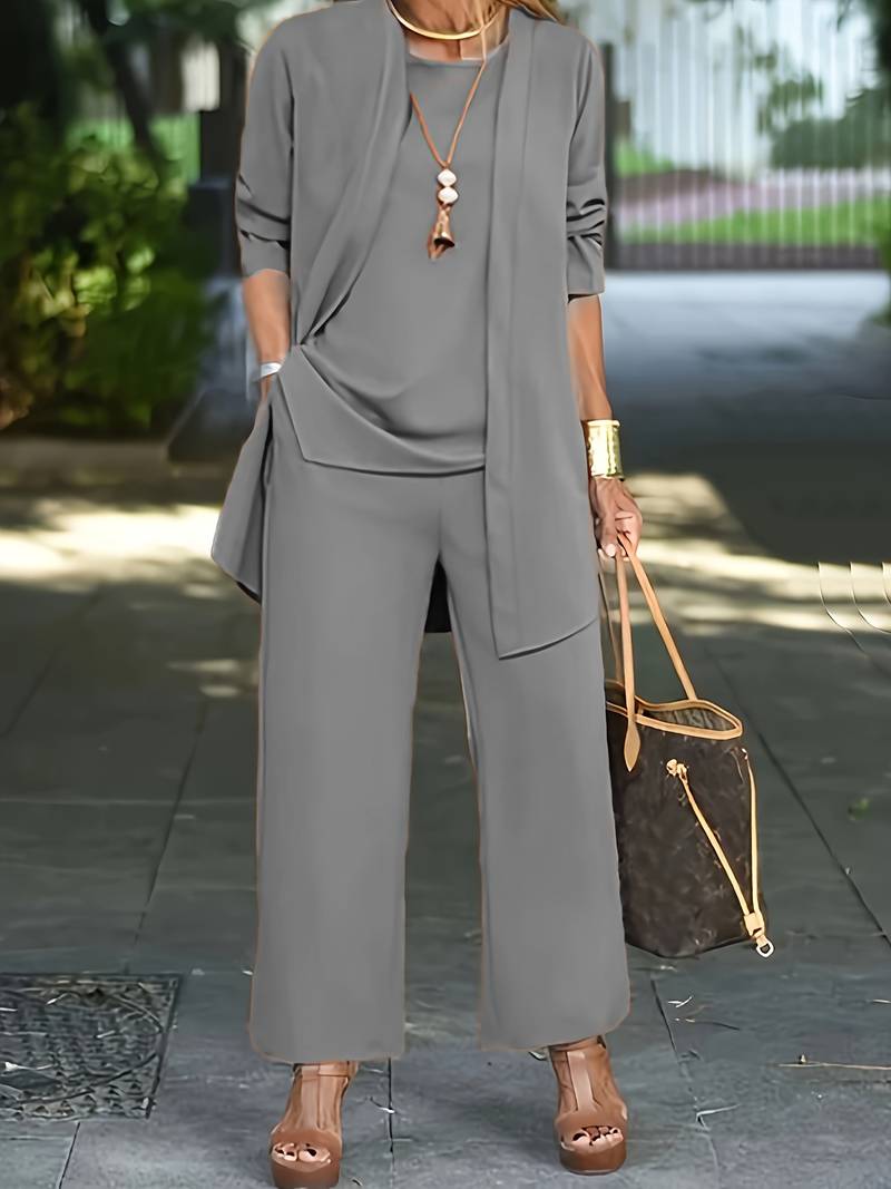 Ednalyn – Trendy Driedelige Damesoutfit Set