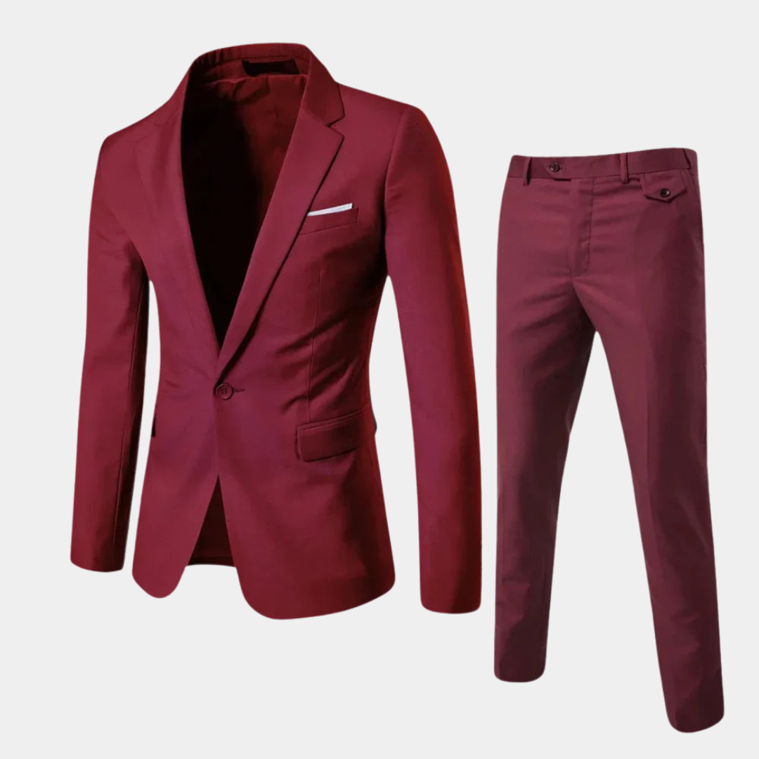 Elegant Herenpak Blazer en Pantalon Set