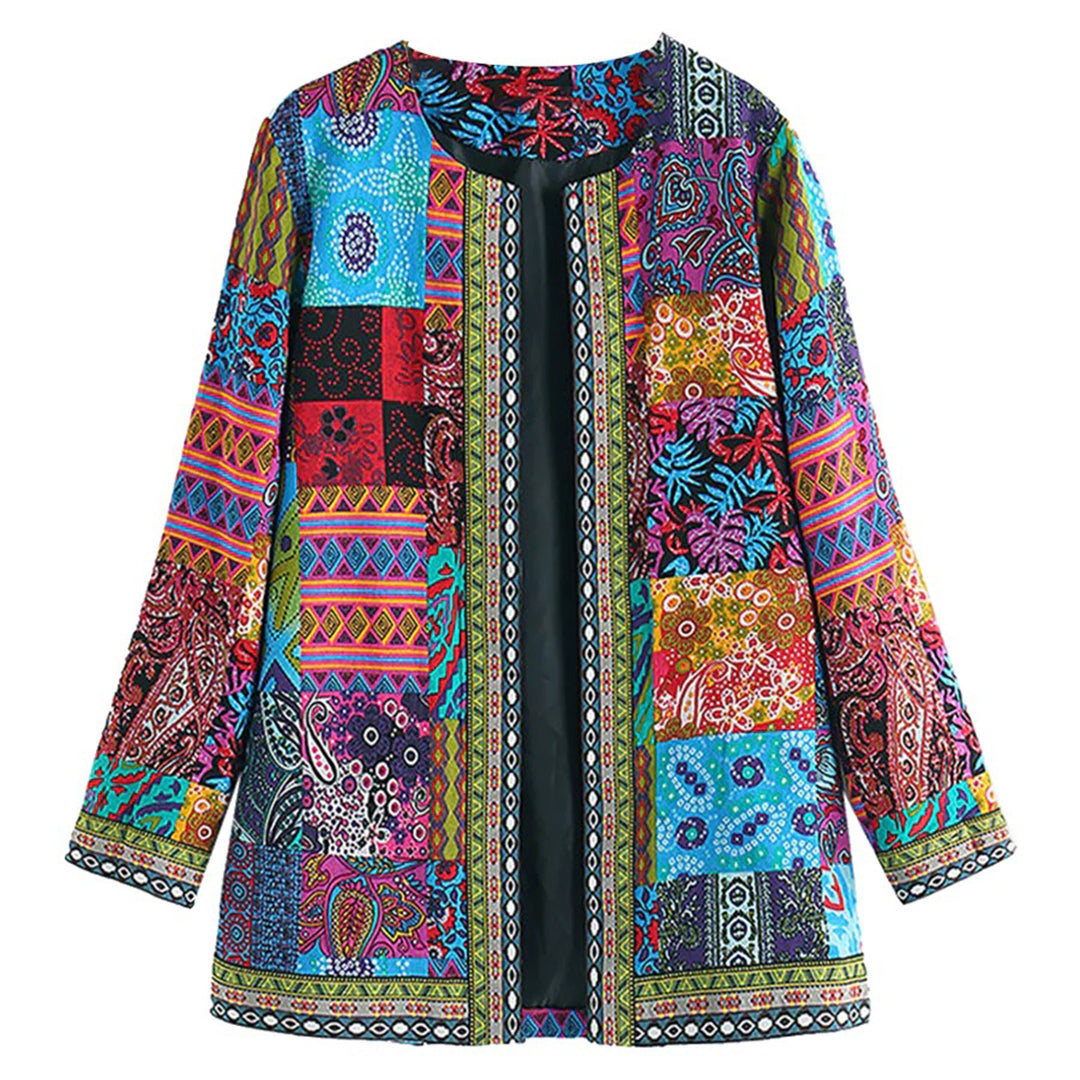 Elegant Lang Vest met Bohemian Print
