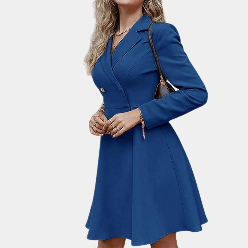 Elegante A-lijn Winterjas met Warme Stijl
