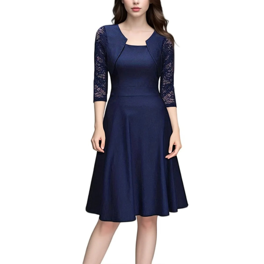 Elegante Aletta Maxi-Jurk met Bloemenprint