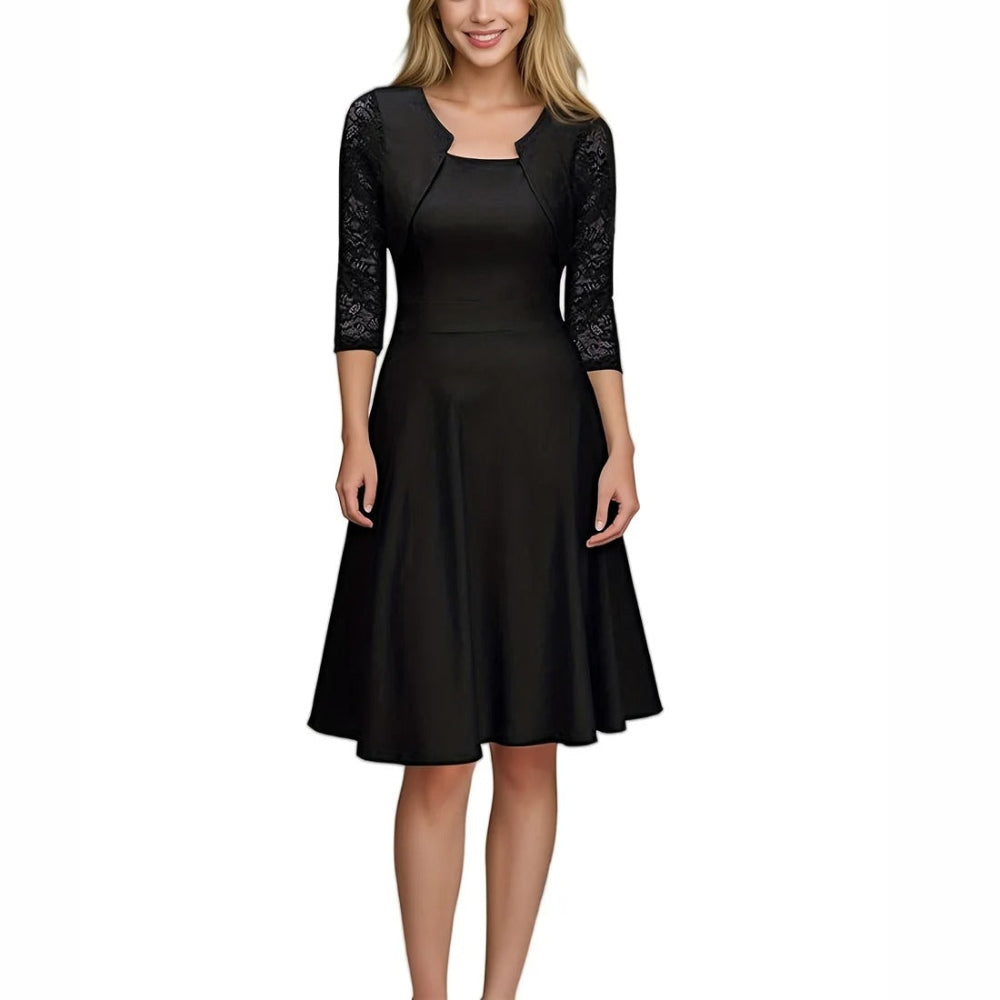 Elegante Aletta Maxi-Jurk met Bloemenprint