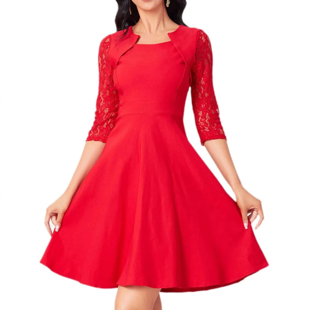 Elegante Aletta Maxi-Jurk met Bloemenprint