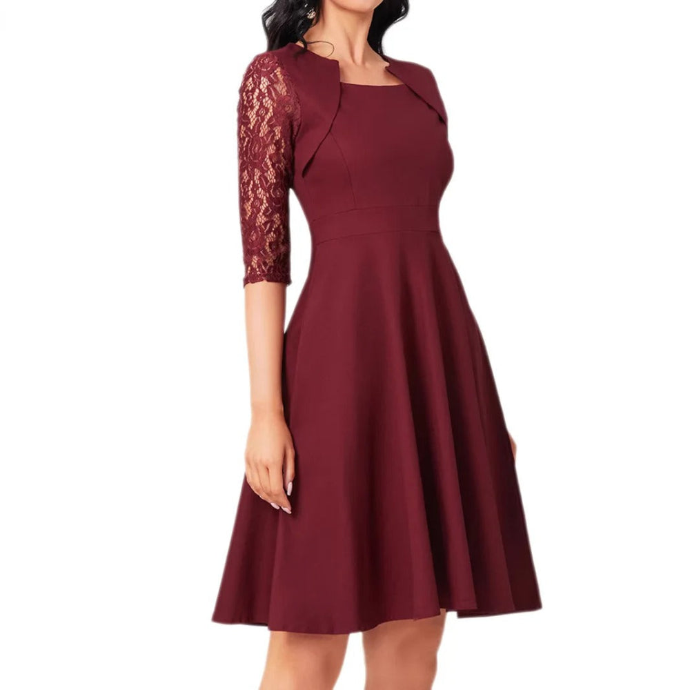 Elegante Aletta Maxi-Jurk met Bloemenprint