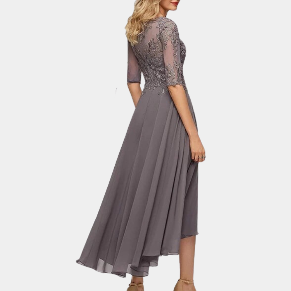 Elegante Ara Maxi Jurk met Kant Details