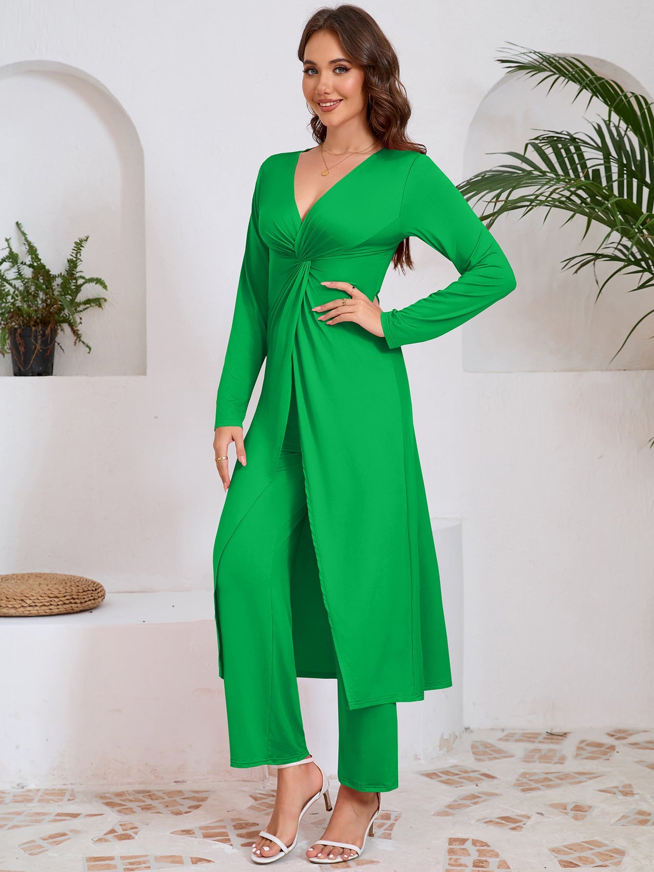 Elegante Azure Dames Set - Tweedelig