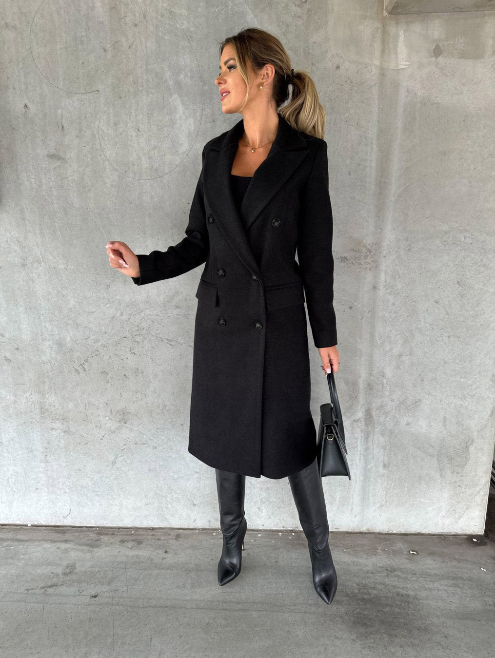 Elegante Comfortabele Lange Damesjas Jesse