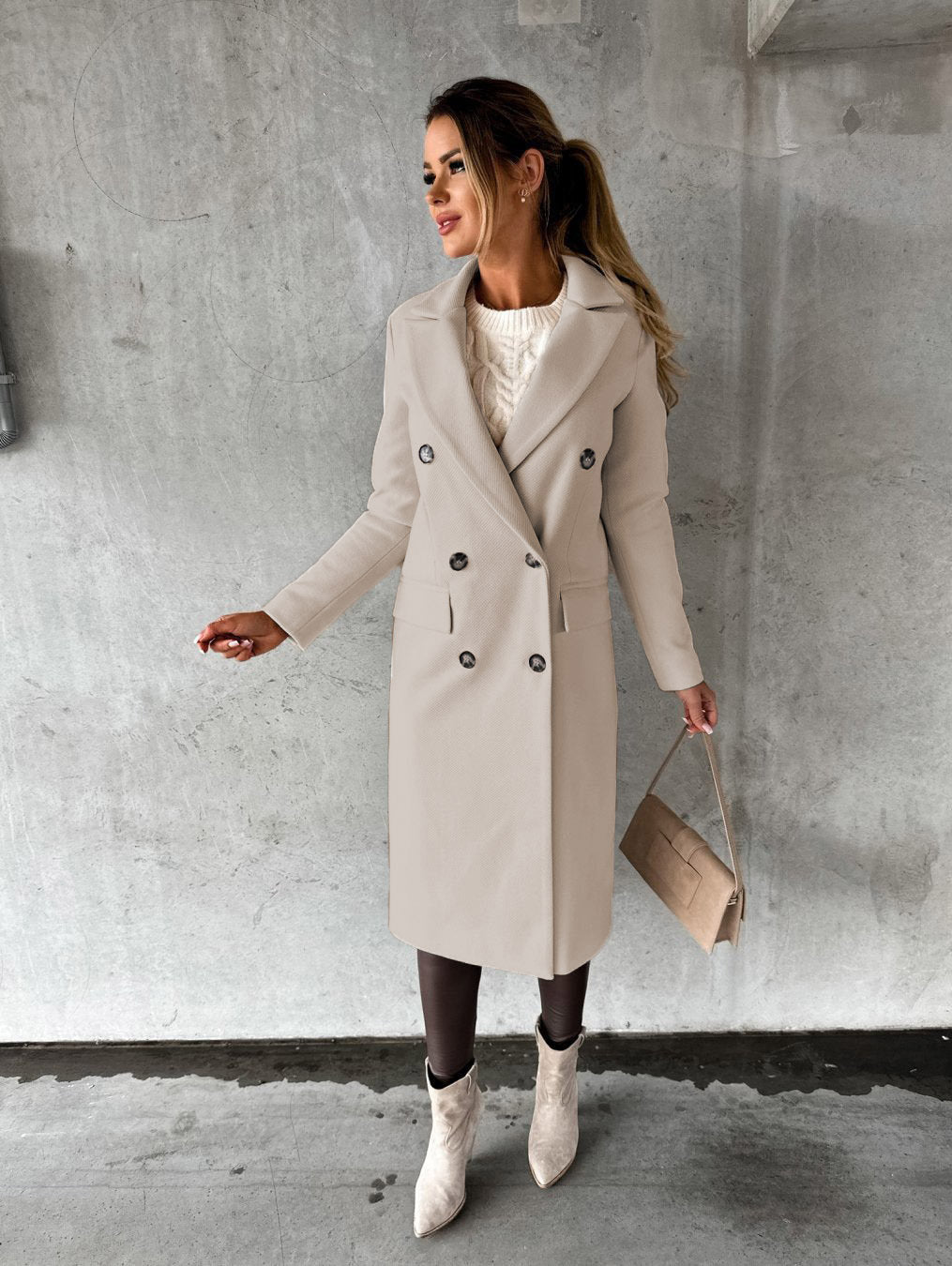 Elegante Comfortabele Lange Damesjas Jesse