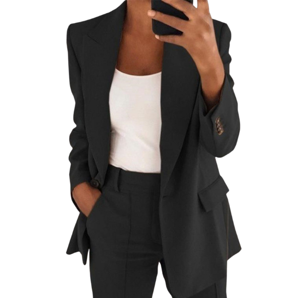 Elegante Dames Blazer Set met Broek