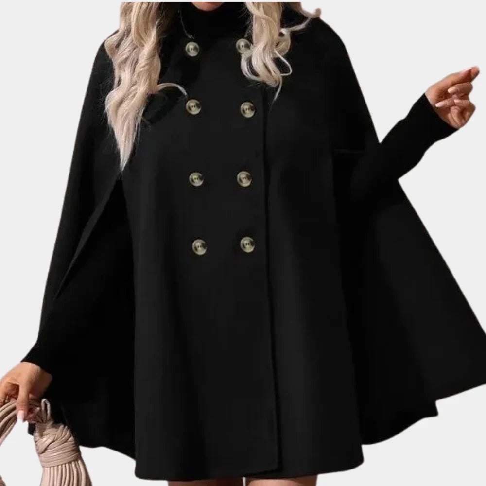 Elegante Dames Cape Jas Winter