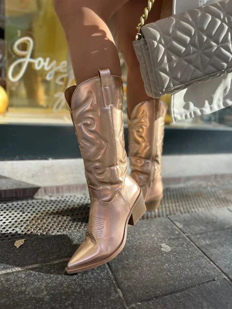 Elegante Dames Cowboylaarzen - Carina Stijlvol