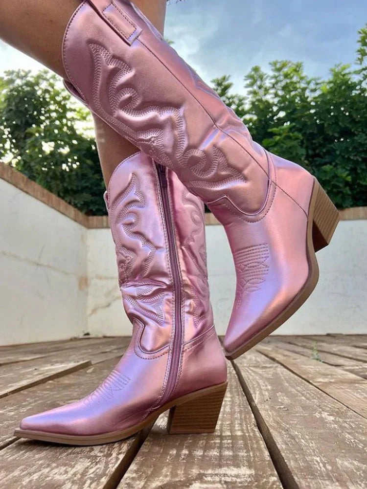 Elegante Dames Cowboylaarzen - Carina Stijlvol
