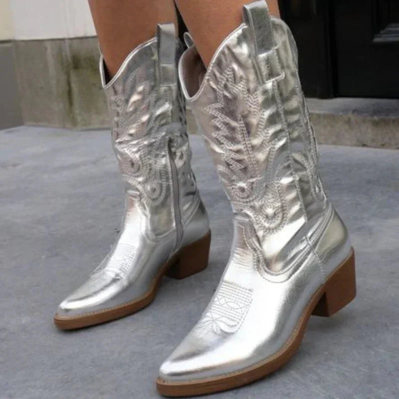 Elegante Dames Cowboylaarzen - Carina Stijlvol