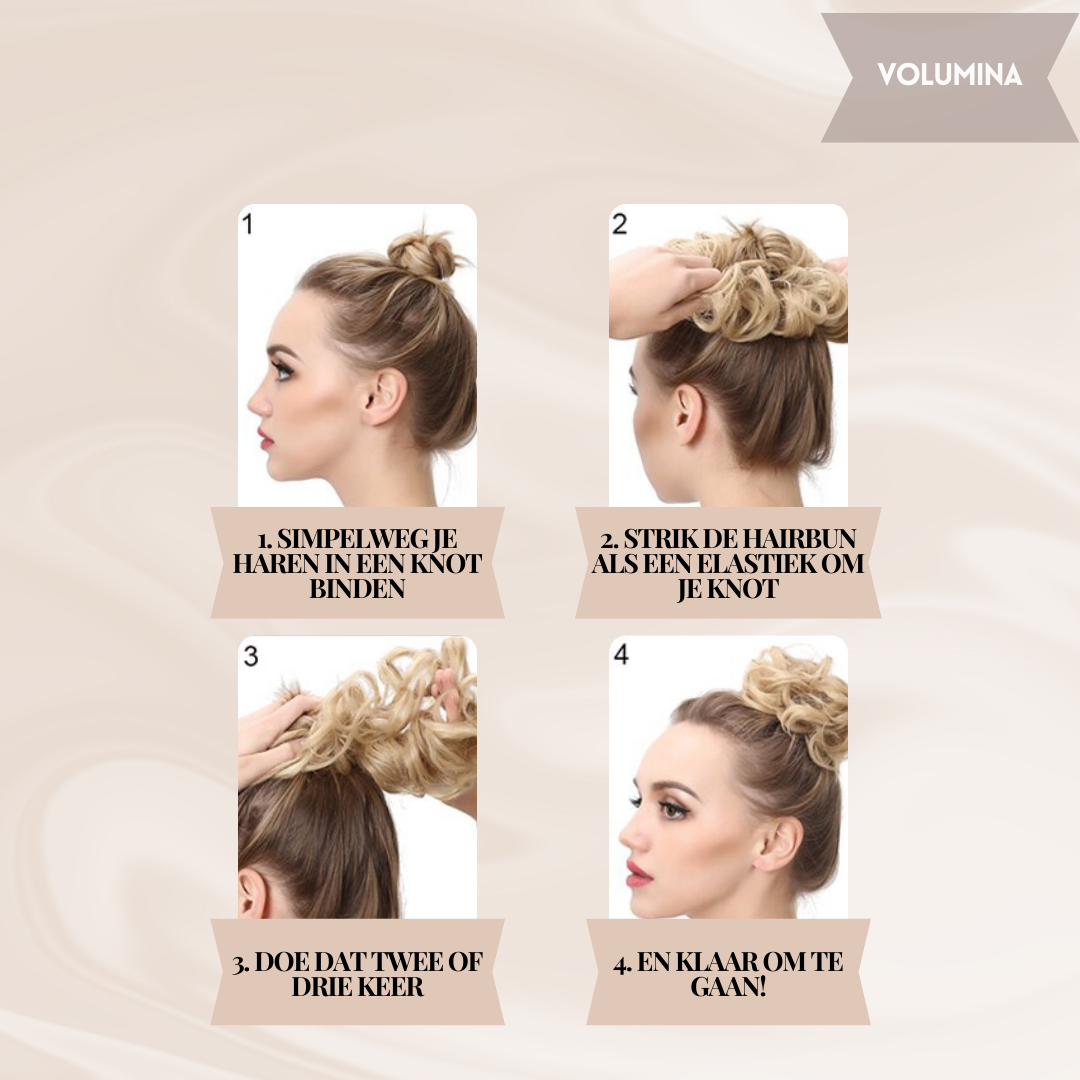 Elegante Dames Haarknot met Volume