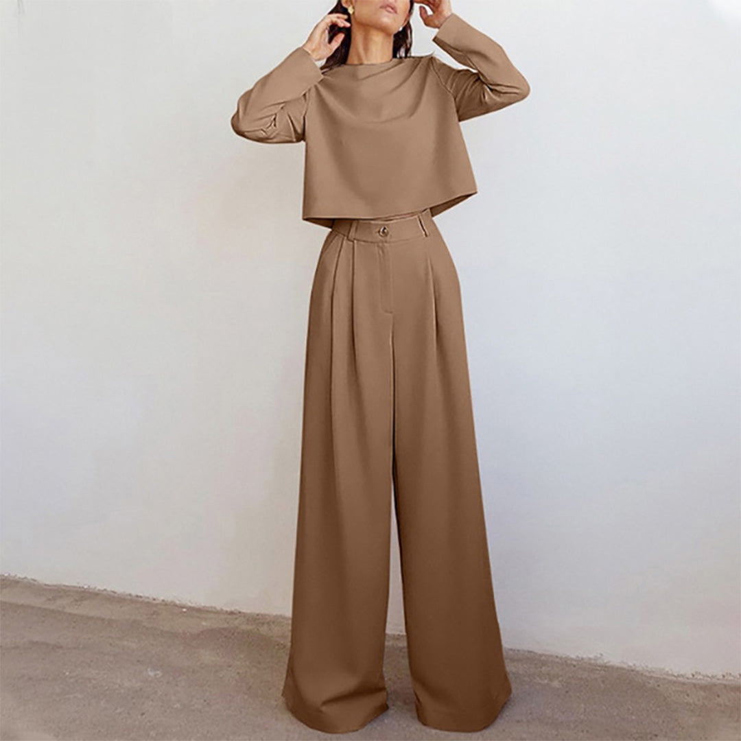 Elegante Dames Kleding Set Tweedelig